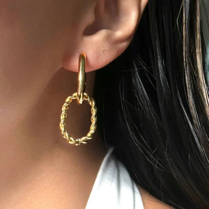 [Royal Vicky]Skadi Gold Earrings