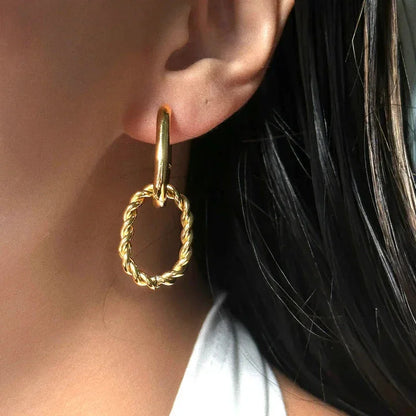 [Royal Vicky]Skadi Gold Earrings