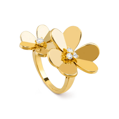 [Vicky]CLOVER COMOS GOLD DIAMOND RING