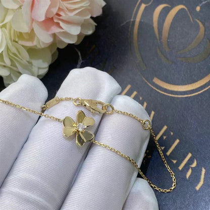 [Vicky]FRIVOLE GOLD BLUME ROSA MALACHIT ARMBAND