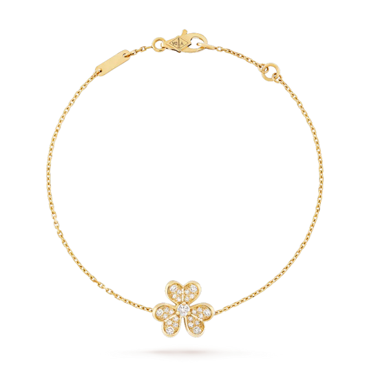 [Vicky]FRIVOLE GOLD FLOWER DIAMOND BRACELET