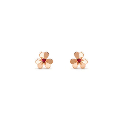[Vicky]FRIVOLE  FLOWER PINK EARRINGS