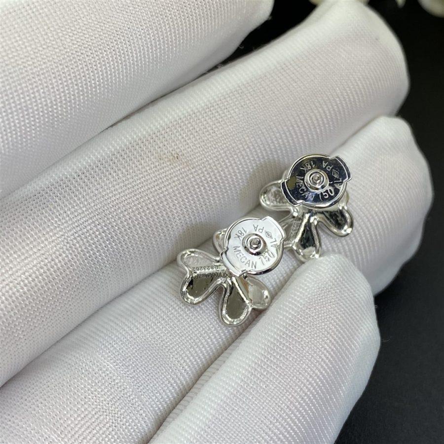 [Vicky]FRIVOLE MINI SILVER FLOWER EARRINGS
