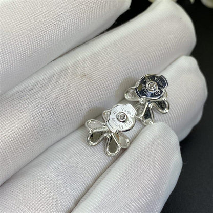 [Vicky]FRIVOLE MINI SILVER FLOWER EARRINGS