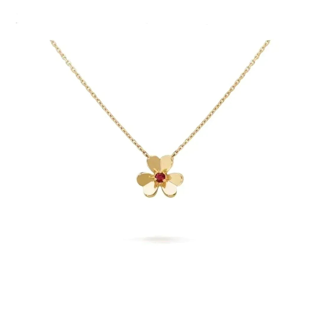 [Vicky]FRIVOLE GOLD FLOWER NECKLACE