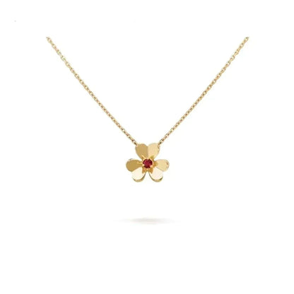 [Vicky]FRIVOLE GOLD FLOWER NECKLACE