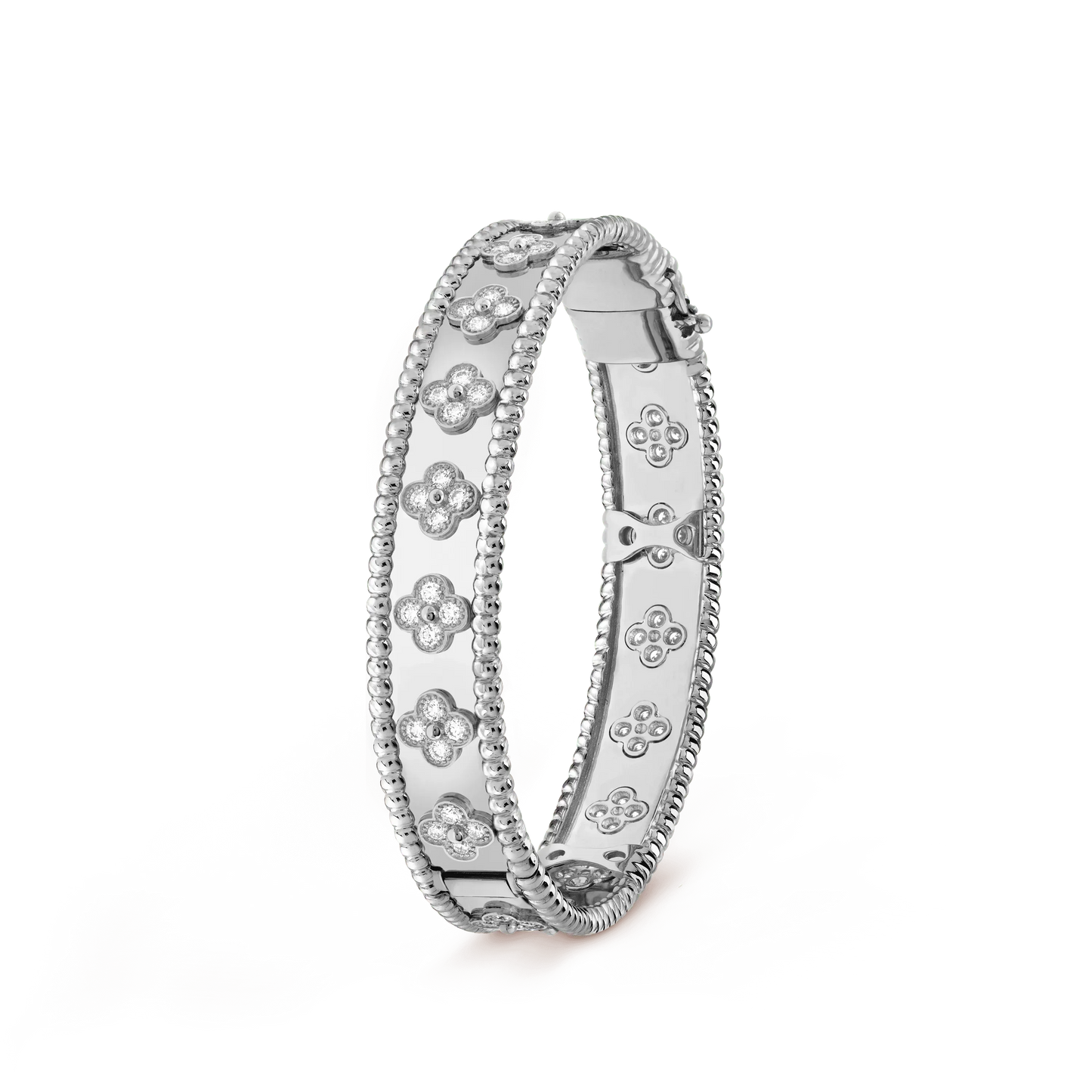 [Vicky]CLOVER ARMBAND 8MM DIAMANTEN