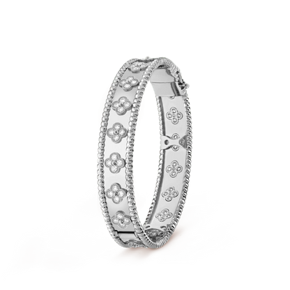[Vicky]CLOVER ARMBAND 8MM DIAMANTEN