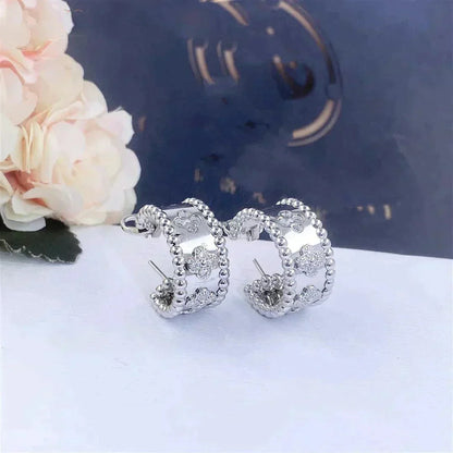 [Vicky]PERLEE DIAMOND EARRINGS