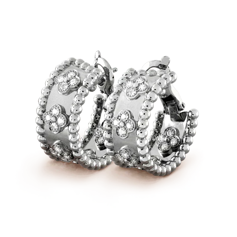 [Vicky]PERLEE DIAMOND EARRINGS