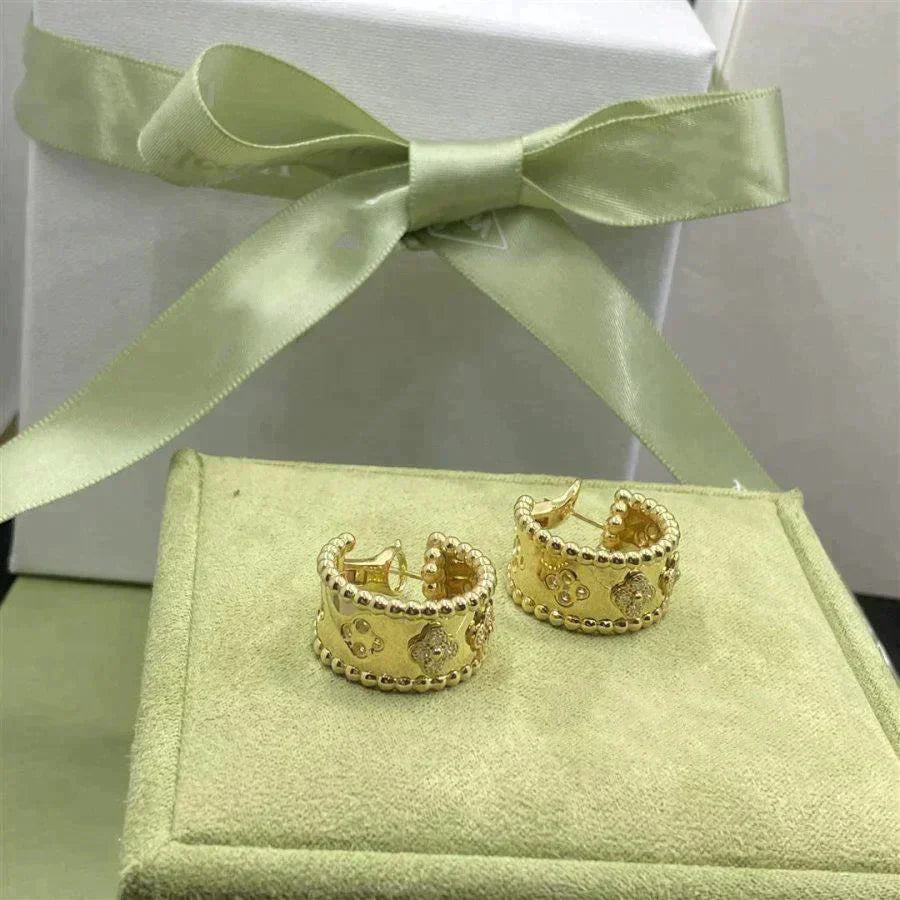 [Vicky]PERLEE DIAMOND EARRINGS