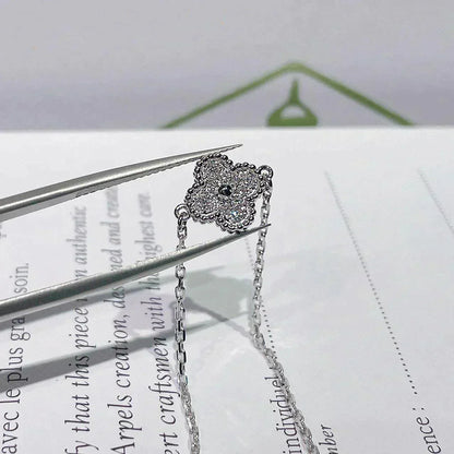 [Vicky]CLOVER  SINGLE FLOWER BRACELET SILVER