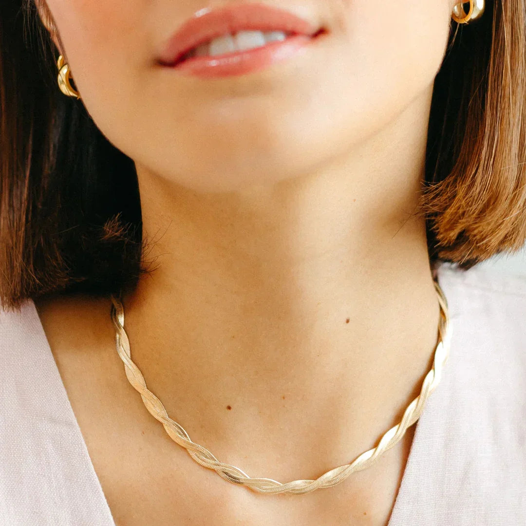 [Royal Vicky]Lysa Twisted Chain Necklace