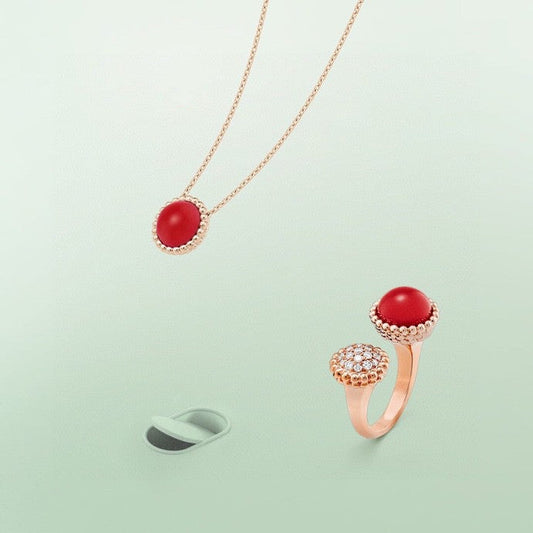 [Vicky]PERLEE COULEURS DIAMOND ROSE GOLD BETWEEN THE FINGER RING