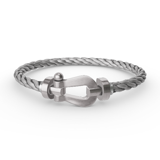 [Vicky]FORCE LARGE HORSESHOE NO DIAMOND BRACELET SILVER