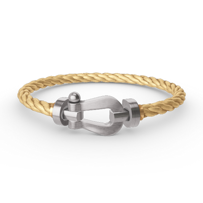 [Vicky]FORCE LARGE HORSESHOE NO DIAMOND BRACELET SILVER