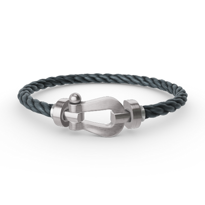 [Vicky]FORCE LARGE HORSESHOE NO DIAMOND BRACELET SILVER