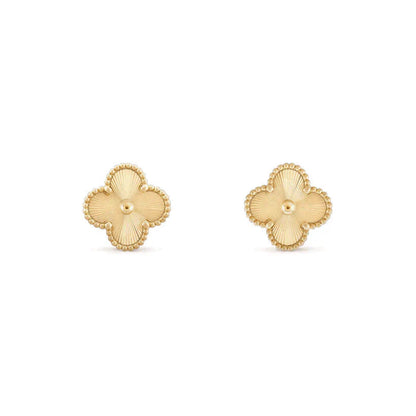 [Vicky]CLOVER MEDIUM 1 MOTIFS LASER EARRINGS