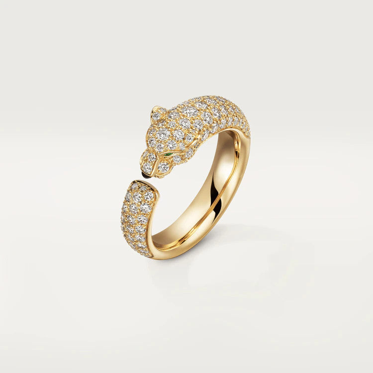[Vicky]PANTHERE PINK GOLD DIAMOND RING