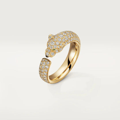 [Vicky]PANTHERE PINK GOLD DIAMOND RING