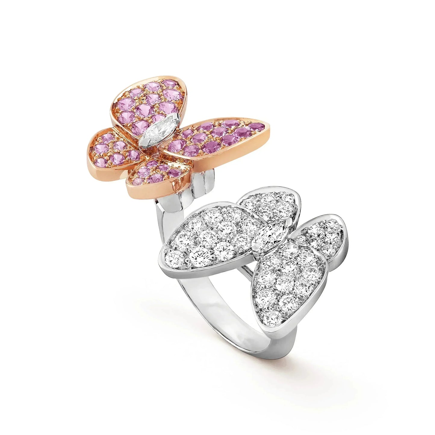 [Vicky]TWIN BUTTERFLY DIAMOND RING